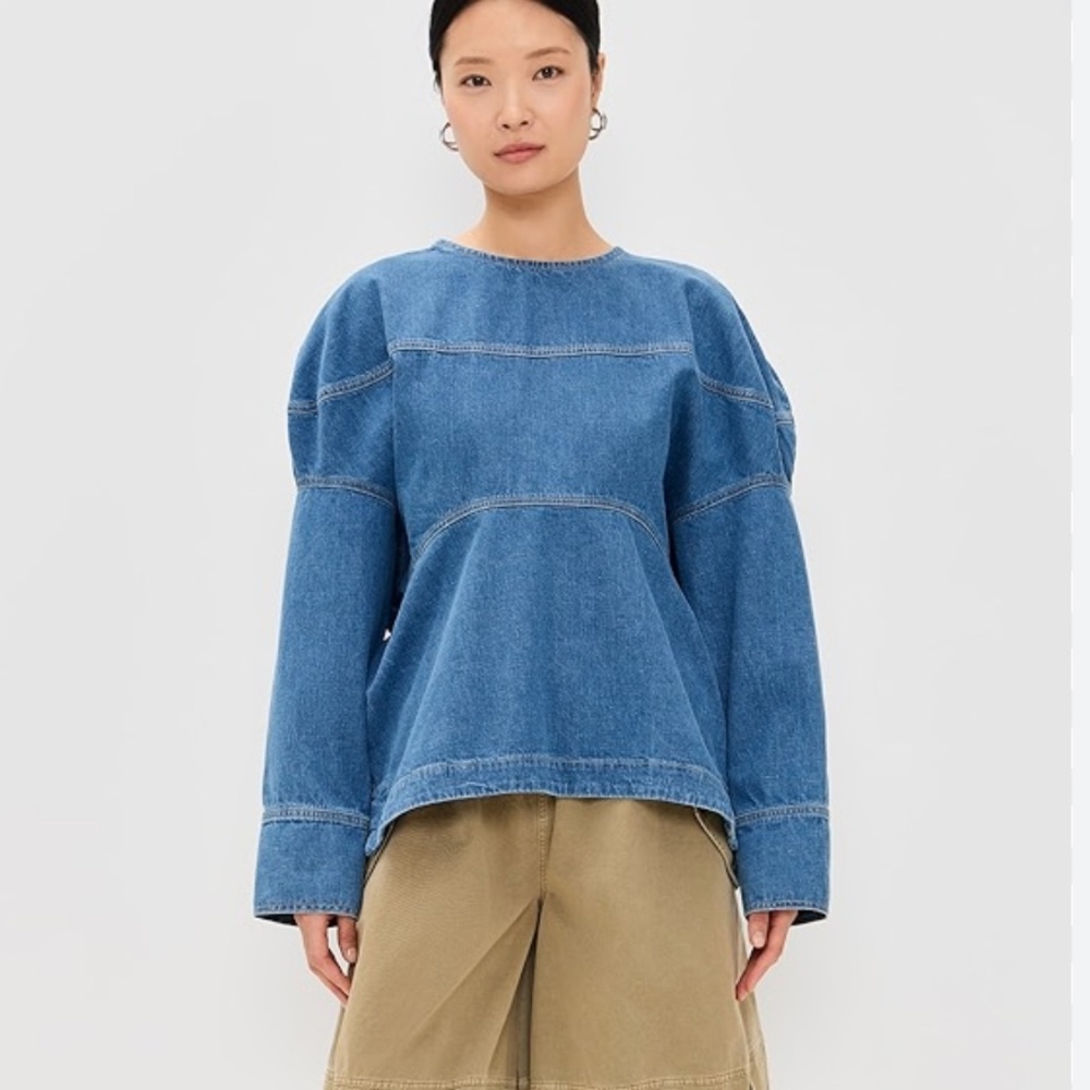 Rachel Comey Football Denim Top